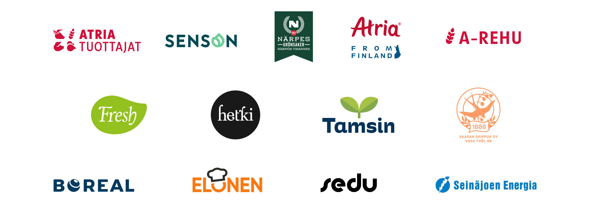 BSTR:n kumppaneiden logoja.